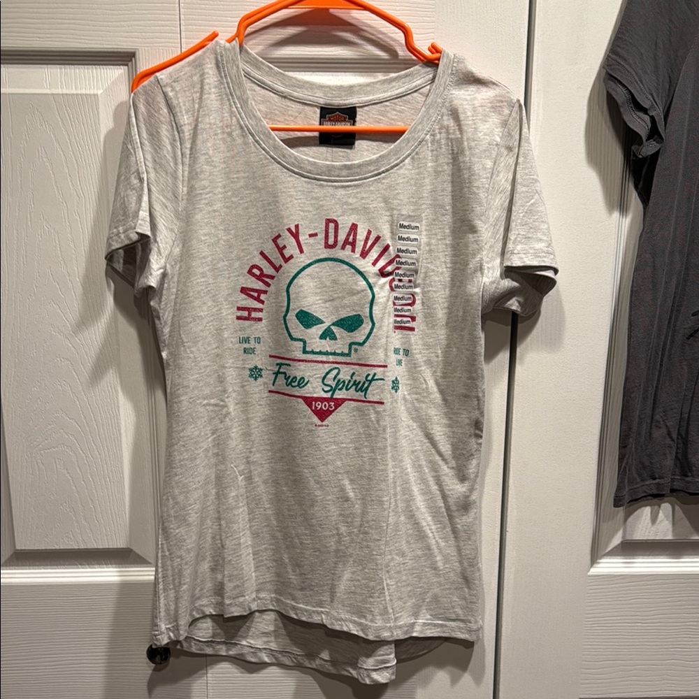 Harley-Davidson Gray Short Sleeve Tee